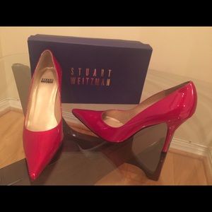 Stuart Weizman RED HEELS Size 8
